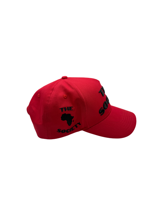 The Society Snapback Hat - Red